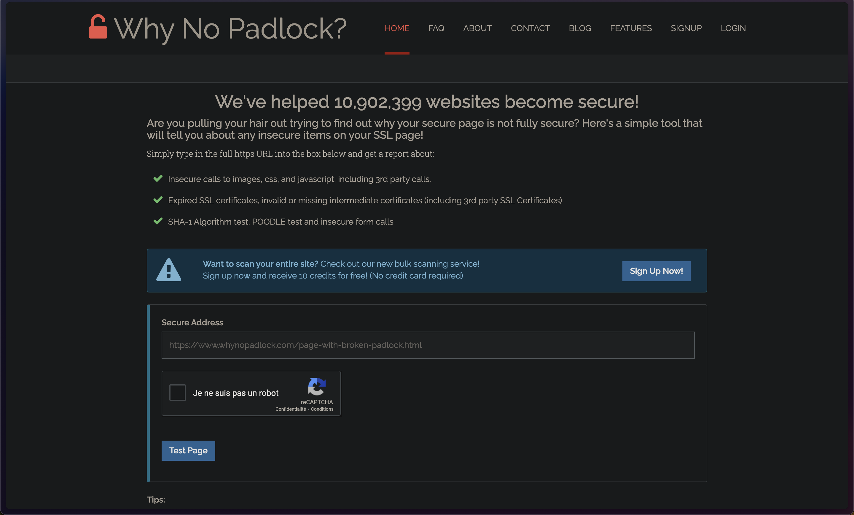 Découvrez pourquoi whyNoPadLock.com est l'outil indispensable pour tester la sécurité de votre site web dès aujourd'hui !